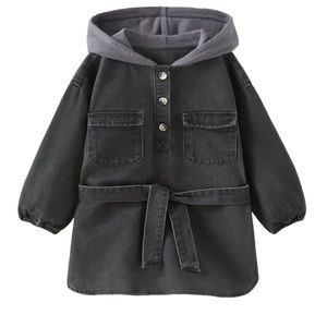 ZARA toddler denim sweater dress.